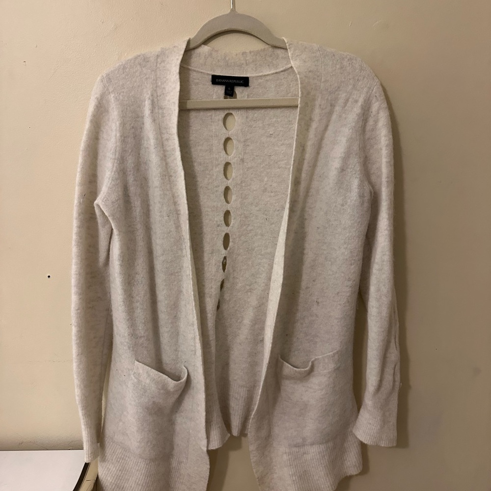Caslon Cream Open Front Cardigan